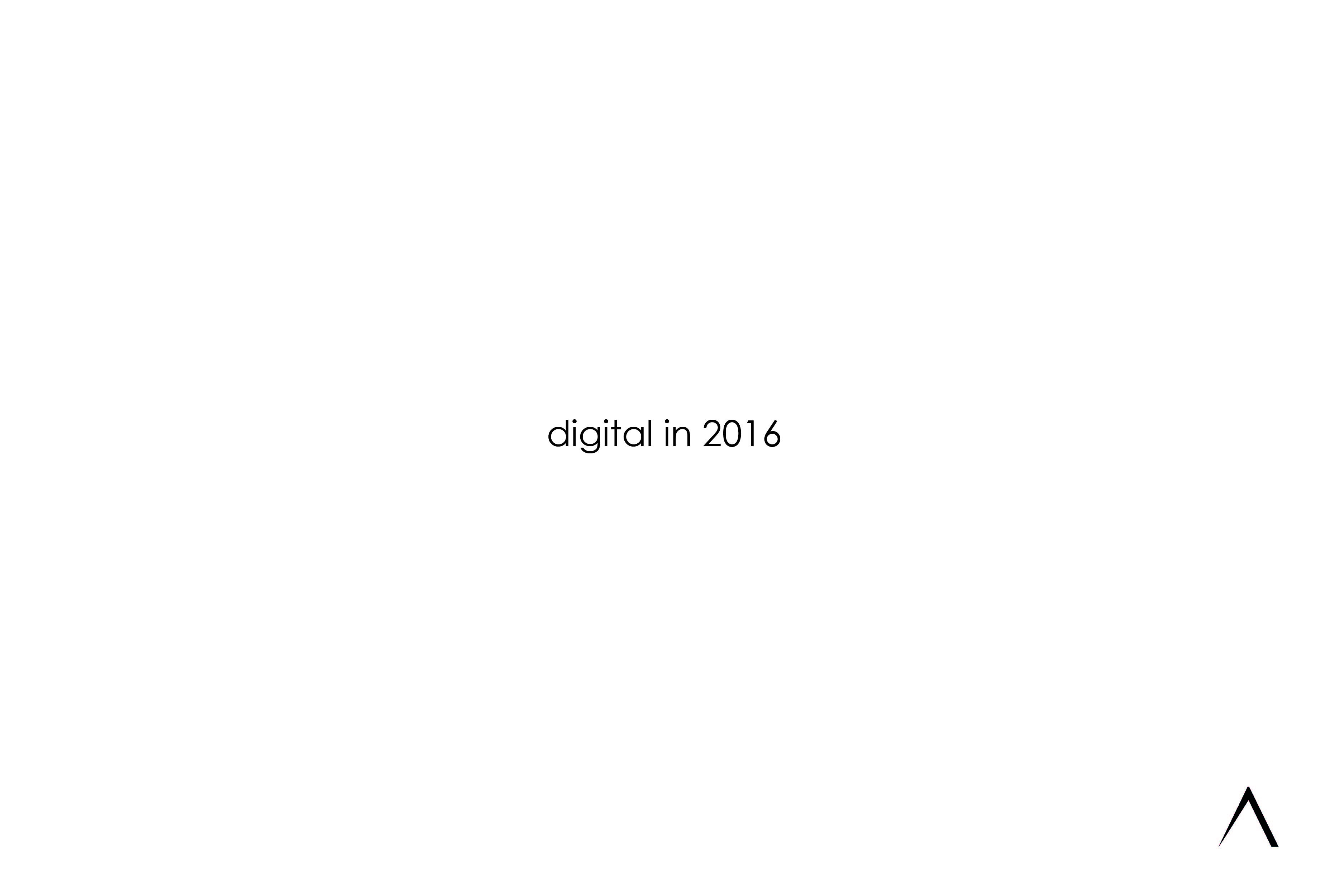 Digital in 2016: In italia e nel mondo