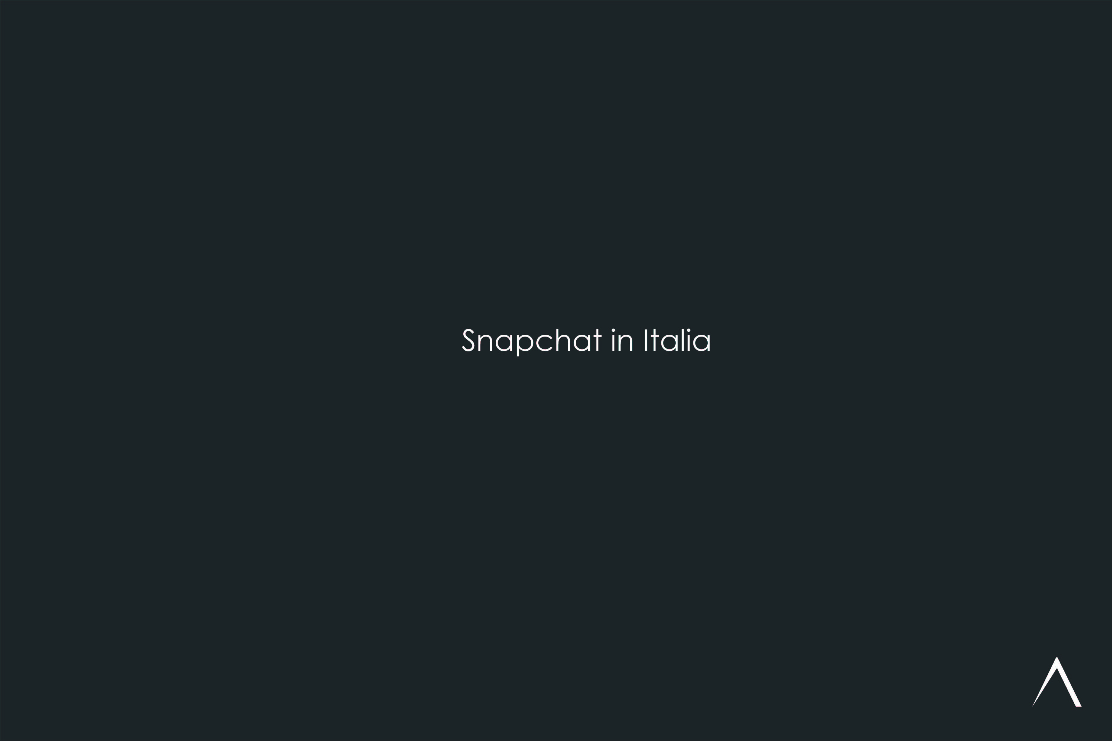 Snapchat in italia, numeri e opportunità per i brand