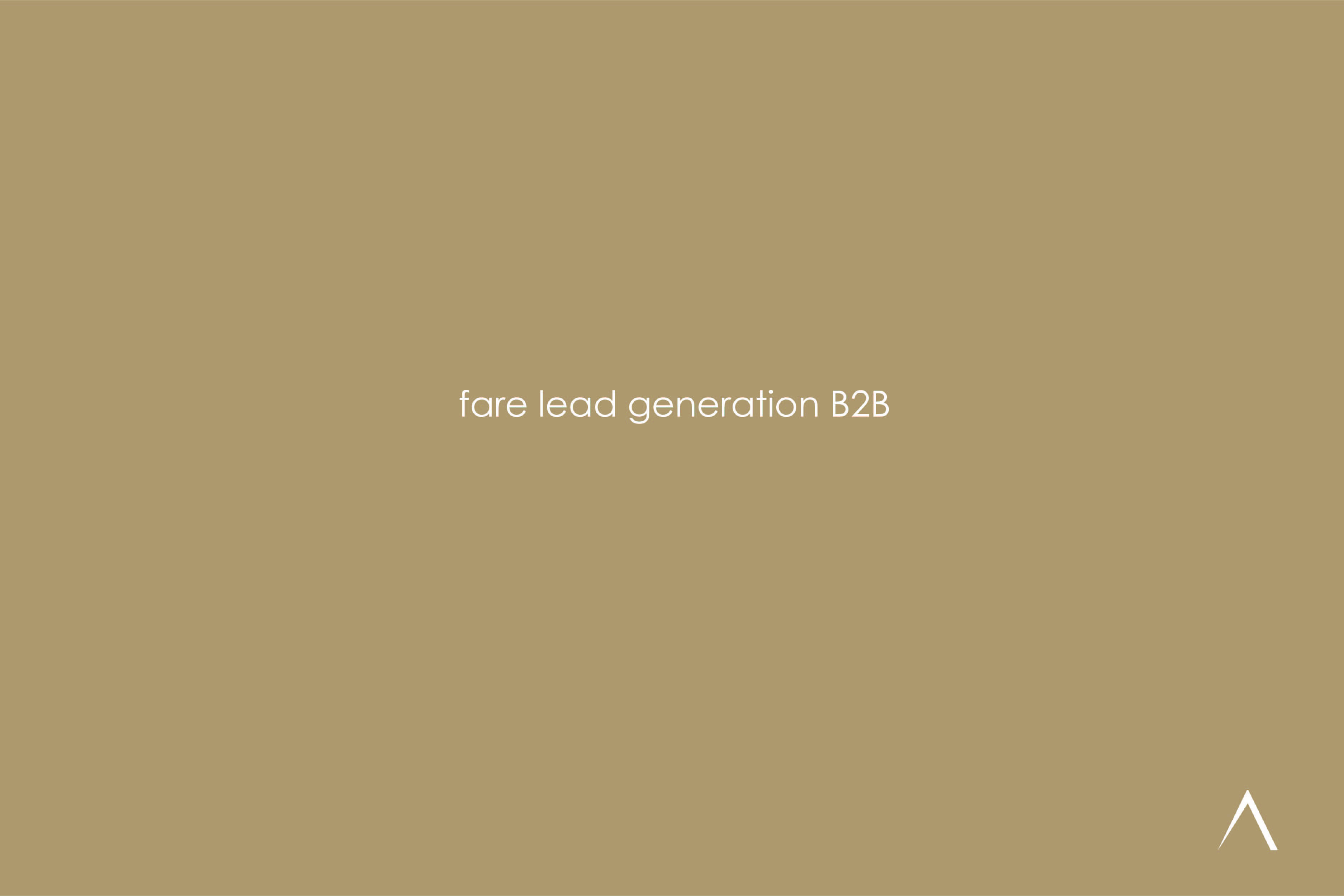 Come fare Lead Generation B2B. Tecniche e metodi.