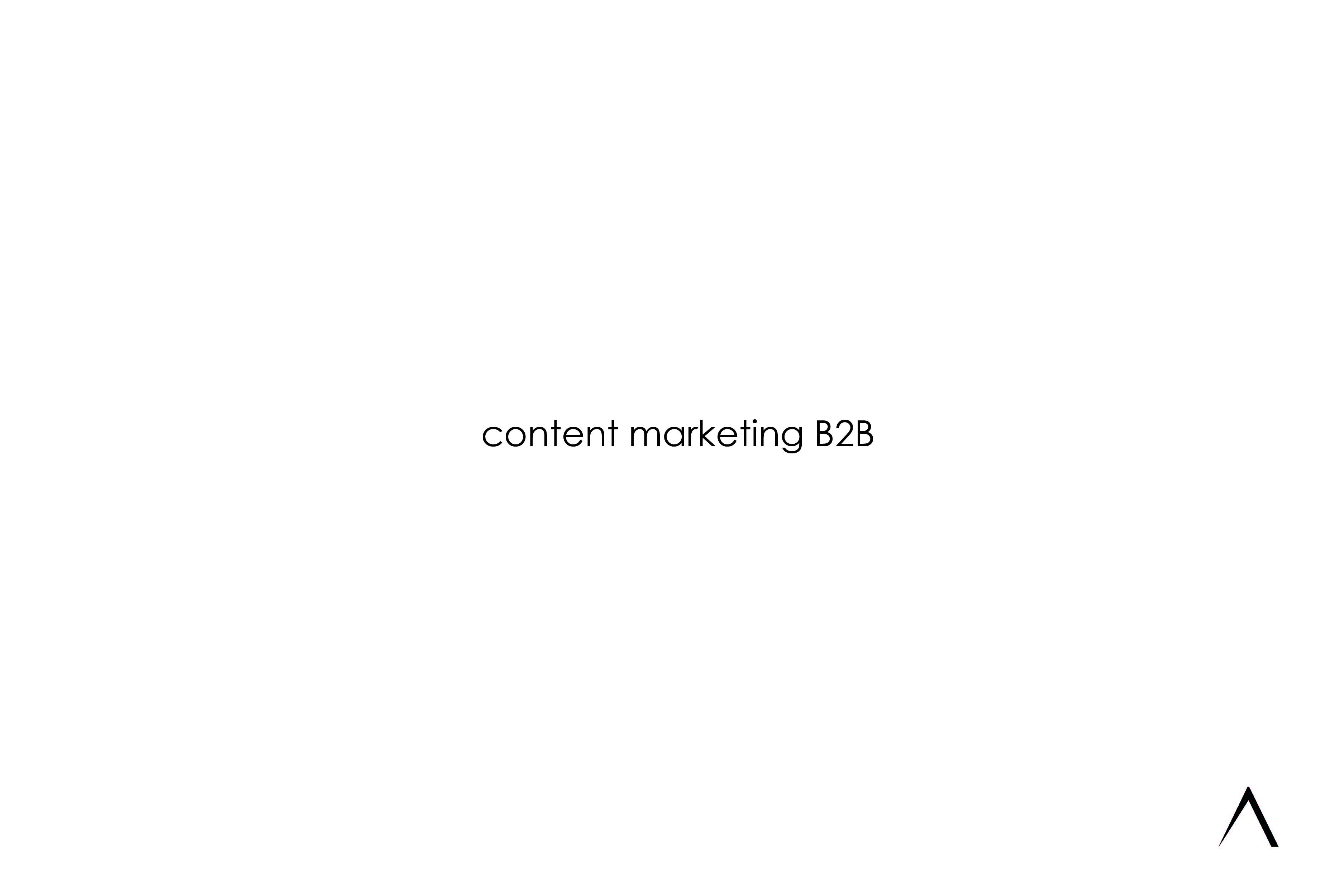 Content Marketing B2B. Strategie per aziende tecniche. 