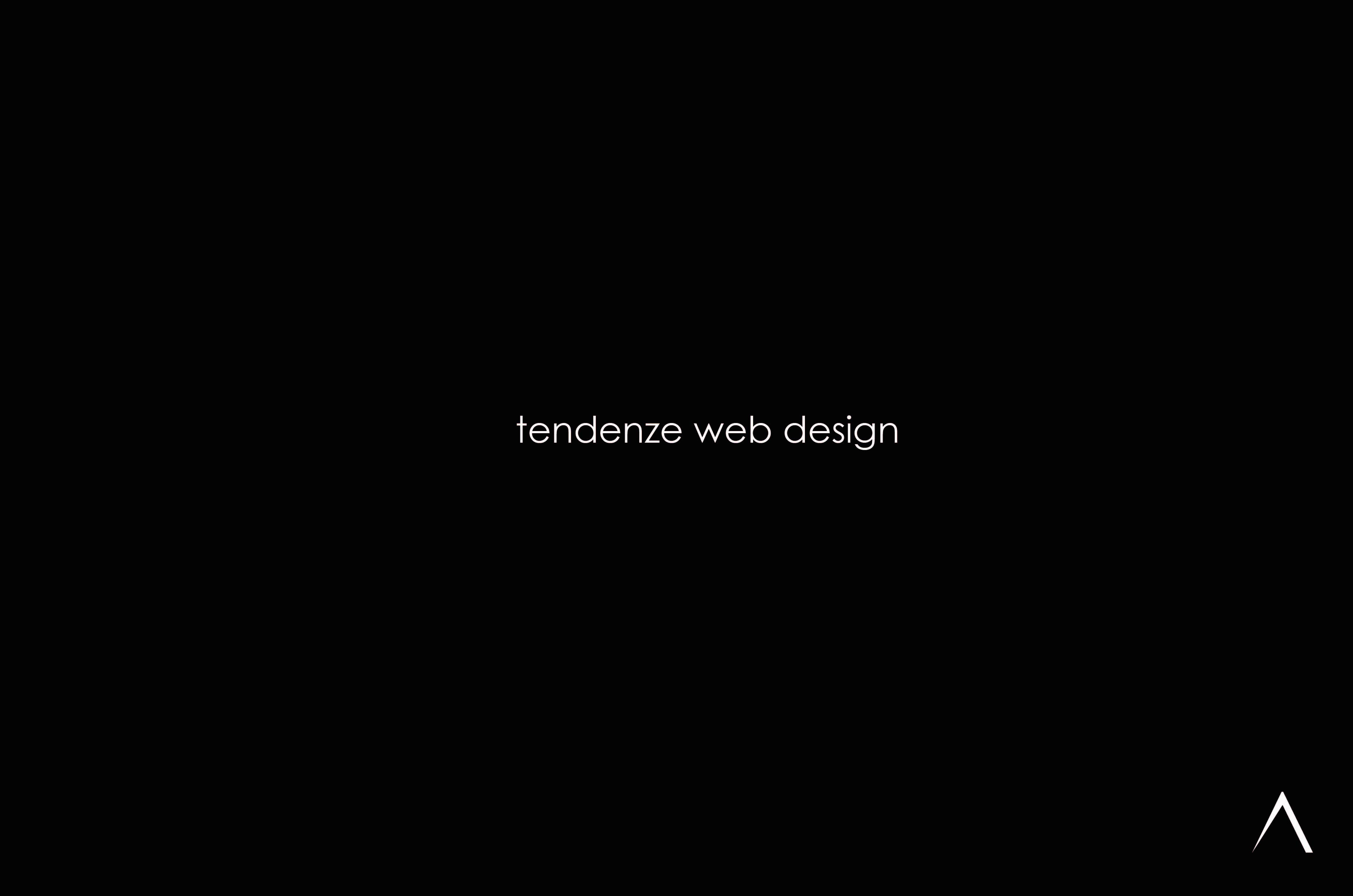 web design le 4 tendenze da seguire